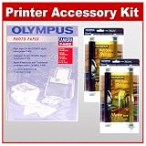 Photo : Olympus P-400 and P-440 Series Printer Accessories Kit - Photo Paper (100) + (2) Matte Ribbons