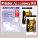 Olympus P-400 and P-440 Series Printer Accessories Kit - Photo Paper (100) + (2) Matte Ribbons
