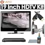 Vizio VA19L 19 Inch 720P 1080I HD LCD TV Accessory Bundle