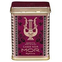 Mor Cosmetics Cassis Noir Soapette, 2.1 Ounce