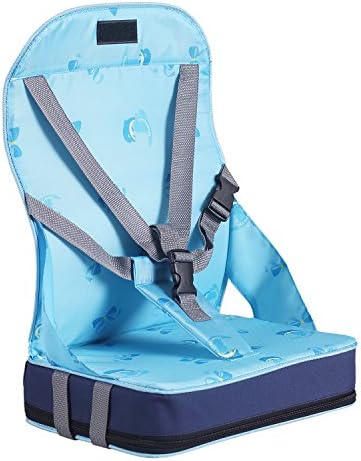 Folding Portable Baby Chair Booster Seats Adjustable Quick Release (Blue)