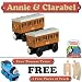 Annie & Clarabel from Thomas The Tank Engine Wooden Train Set - Free 2 Pieces of Trac...
