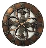 Outdoor Clocks by Hen Feathers Pineapple Clock in Bronze