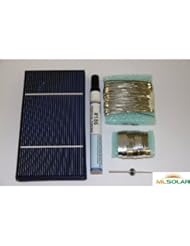 Home Improvement: 40 Prime Solar Cell DIY Kit with Solar Tabbing, Bus, Flux and Diode - ML Solar