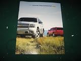 2011 Chevy Tahoe and Suburban Sales Brochure; LS; LT; LTZ; Tahoe Hybrid