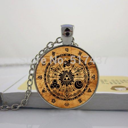 Pretty Lee Gate Of Time Pendant The Legend Of Zelda Skyward Sword Necklacebright Silver Or Antique Bronze Pendantjewelry Handmade