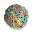 Acco Rubber Band Ball, 3.25 x .125 Inches, Assorted Colors, (A7072155)