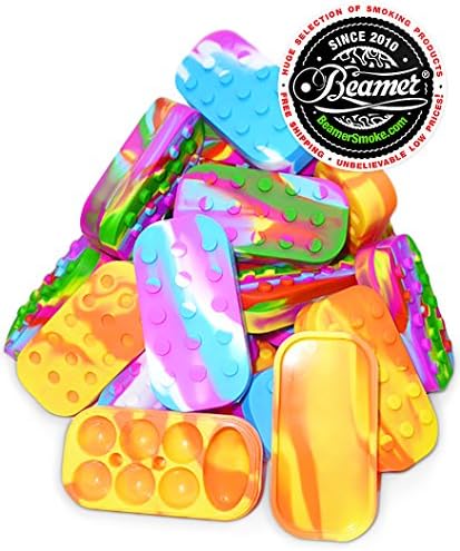 5 Beamer 6 + 1 + 2 Non Stick Silicone Container Jar + Beamer Limited Edition Sticker