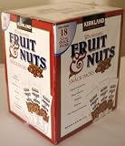 Kirkland Signature Wholesome FRUIT & NUTS SNACK PACKS 18 2.5 oz Snack Pag NET WEIGHT 45 OZ (2.81 lb) 1.27 Kg
