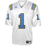 adidas UCLA Bruins #1 White Replica Football Jersey