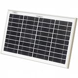 from Photonic Universe 20W 12V monocrystalline solar panel with 2m cable for camper van, boat or any other system (Model PU-20M)