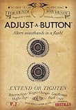 Adjust A Button for Denim: Removable instant fix fashion button for tight or gaping waistbands for a perfect fit on jeans (No iron, sew, tailor)