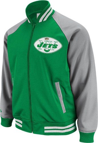 New York Jets Mitchell and Ness Vintage Premium The Captain Track Jacket - XL