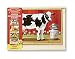 Melissa & Doug Farm 4-in-1 Wooden Jigsaw Puzzles in a Storage Box (48 pcs total)