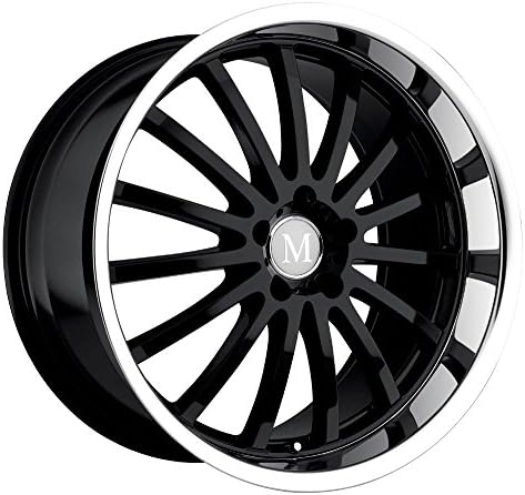 Mandrus Millennium 20x9.0 5/112 ET42 CB66.56 Gloss Black Mirror Lip