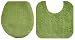 Pana 459200365 Garnitur 2 tlg.: WC-Vorlage 50 x 50 cm und Deckelbezug 50 x 47 cm grasgrün