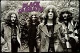 Black Sabbath (Group, Wearing Crosses) Music Poster Print - 24x36 custom fit with RichAndFramous Black 36 inch Poster Hangers