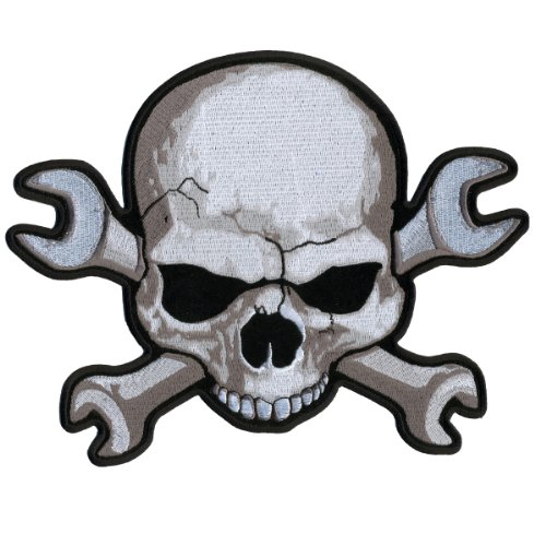 Patch Skull Wrenchbones