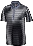 UPC 887707343667 product image for Puma Golf Men's Stripe Pocket Polo Shirt, Folkstone Gray/Black, Small | upcitemdb.com