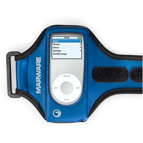 Marware iPod nano�i2nd�j�p�A�E�g�h�A�z���_�[�i�u���[�j SportSuit Runabout for iPod nano�i2nd�j Blue �u���[ MW-RANN2-BL