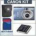 Canon Powershot SD1100 IS Digital Elph Camera, - Blue - Refurbished by Canon U.S.A. with 4GB SD Memory Card, Camera Case, Spare NB-4L Type Lithium-ion Battery,