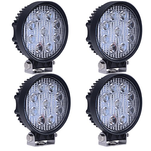 Stansen 4 pcs x 27w round waterproof led working light …