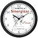 Habit 6 - Synergize (Spanish Text) - Wall Clock from THE 7 HABITS - CLOCK COLLECTION by WatchBuddy Timepieces (Slate Blue Frame)