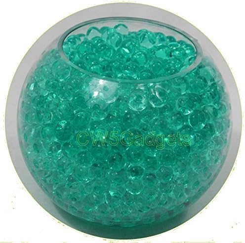 Gel Soil 10 Packs Teal Water Beads Bio Gel Aqua Gel Crystals Jelly Crystal Wedding Vase Decoration