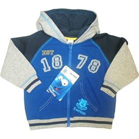 Everton Football Club Fleece Hoody With Pockets (Blue,12-18months)