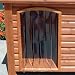 Outback Dog House Door in Clear Size: Medium / Large (25 x 14.5)