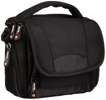 AmazonBasics Camcorder/Camera Bag with Shoulder Strap (Black)