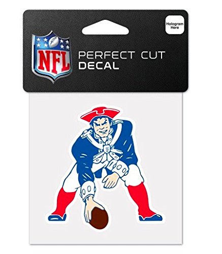 NFL New England Patriots 4x4 Perfect Cut Decal