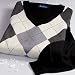 Apparel : Argyle Silk/Cashmere V-Neck