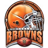 Cleveland Browns Officially licensed Team Plaque Style clock