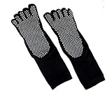 Yoga - Non-Slip Socks 1 Size Senior (UK-7-12) Separate Toes