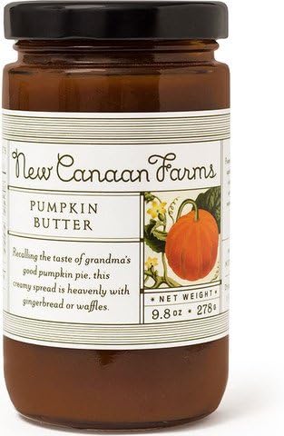 New Canaan Farms Jelly * Jam * Relish * Fruit Butter 9.8oz - 11oz Glass Jar (Pack of 3) Select Flavor Below (Pumpkin Butter 9.8oz)