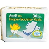 Select Kids Booster Pads Diaper Doubler, 180 count, 6 Packs of 30 Pads (Discontinued by Manufacturer)