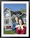 Couple Purchasing Home Framed Art Poster Print, 39x49