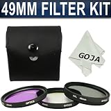 Zeikos ZE-FLK49 49mm Multi-Coated 3 Piece Filter Kit (UV-CPL-FLD)