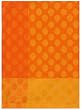 100% Cotton Jacquard Dots Orange Dishtowel 18" X 28" Set / 6