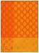 100% Cotton Jacquard Dots Orange Dishtowel 18" X 28" Set / 6