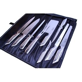 Pradel Excellence - I7100 - Sacoche couteaux cuisinier - 9 pi�ces - inox