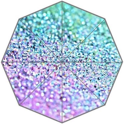 Glitter Little Mermaid Auto Foldable Umbrella