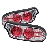 93-01 Mazda RX7 Led Taillights 3 Pcs - Chrome 