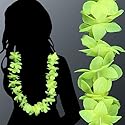 Hawaiiketten neon gelb Blumenketten Hawaii Kette 07