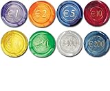 50 Modiano Euro Style Poker Chips - Choose Chips
