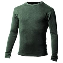 Minus33 Merino Wool Men's Chocorua Midweight Crew, Forest Green Heather, X-Small
