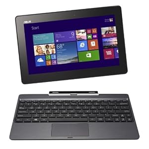 ASUS T100TAシリーズ NB / gray ( WIN8.1 32bit / 10.1inch touch / Z3740 / 2G / 32G + 500GB / Home&Biz ) T100TA-DK532GS