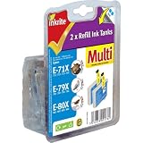 Inkrite Ng Printer Ink Twin Pack Cyan Refill Tank For T071x, T080x, T079x - NGRE1ctwinuby Inkrite