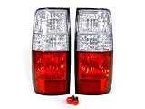 A Pair of Depo Red and Clear Lense Tail Lights - Toyota Land Cruiser 1991-1997